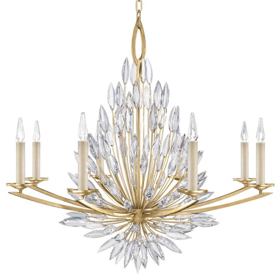 Fine Art Handcrafted Lighting Lily Buds 8 Light 41" Wide Crystal Chandelier - Image 1