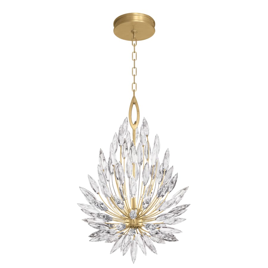 Fine Art Handcrafted Lighting Lily Buds 3 Light 19" Wide Crystal Pendant - Image 2