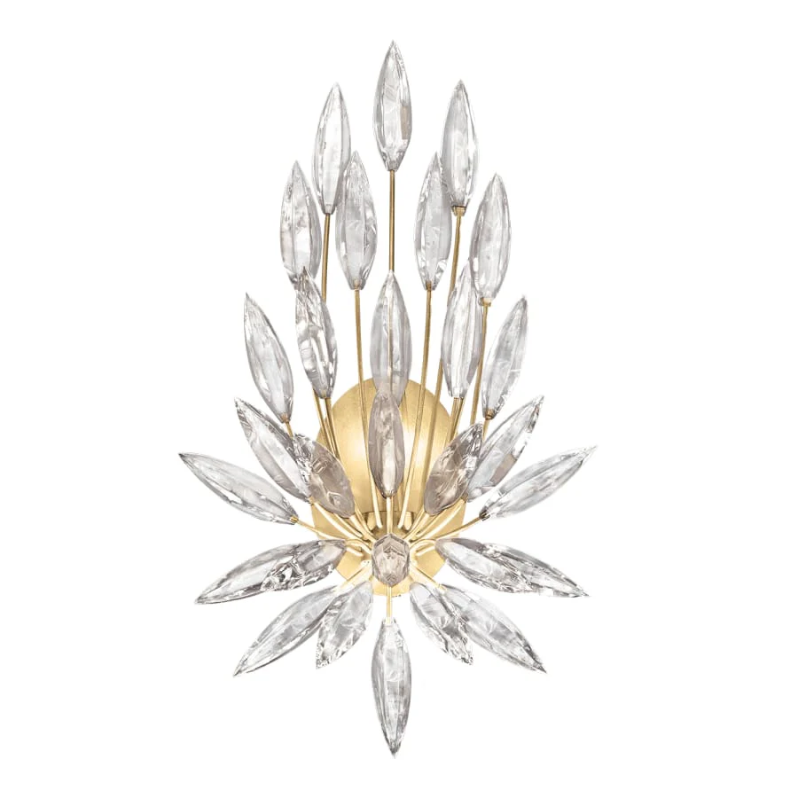 Fine Art Handcrafted Lighting Lily Buds Single Light 22" Tall Wall Sconce - Image 1