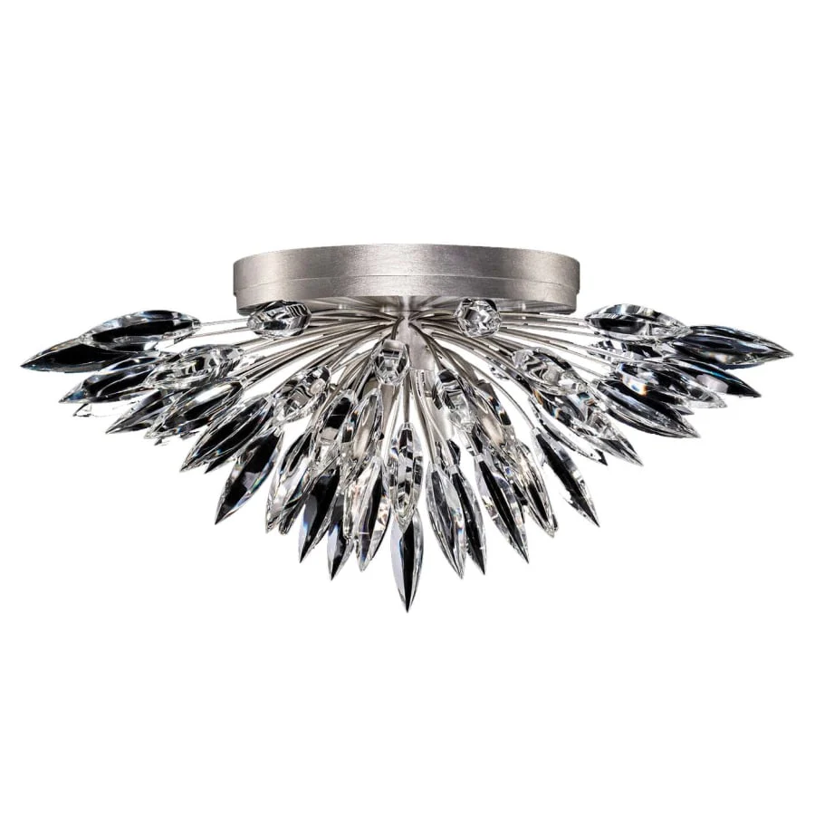 Fine Art Handcrafted Lighting Lily Buds 4 Light 26″ Wide Flush Mount Ceiling Fixture