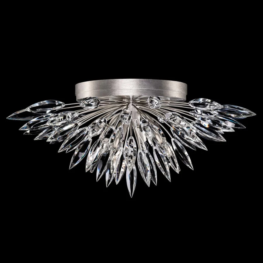 Fine Art Handcrafted Lighting Lily Buds 4 Light 26" Wide Flush Mount Ceiling Fixture - Image 2