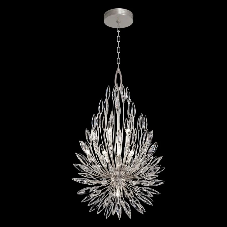 Fine Art Handcrafted Lighting Lily Buds 6 Light 24" Wide Crystal Chandelier - Image 2