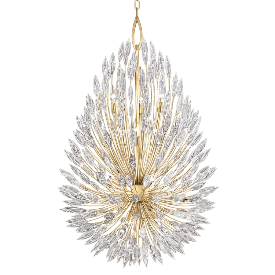 Fine Art Handcrafted Lighting Lily Buds 12 Light 34" Wide Crystal Chandelier - Image 1