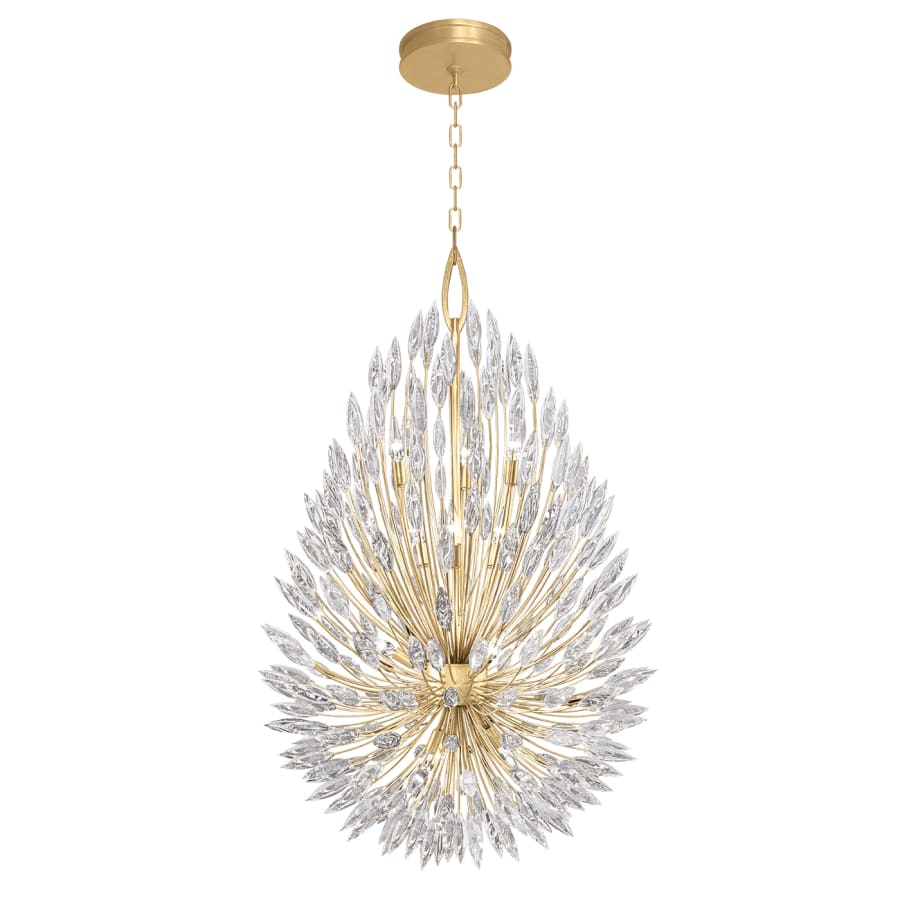 Fine Art Handcrafted Lighting Lily Buds 12 Light 34" Wide Crystal Chandelier - Image 2