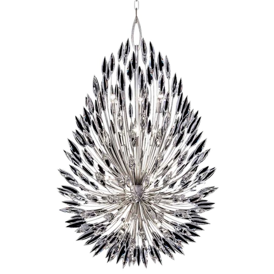 Fine Art Handcrafted Lighting Lily Buds 12 Light 33-1/2" Wide Crystal Chandelier - Image 1