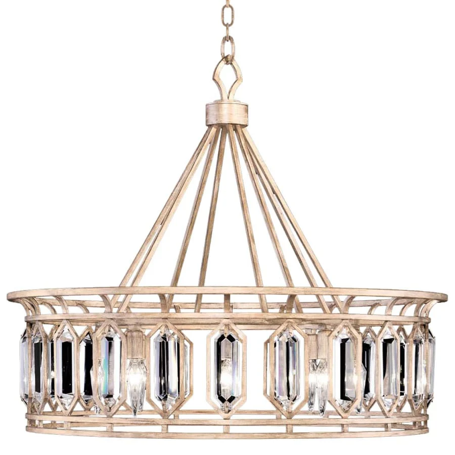 Fine Art Handcrafted Lighting Westminster 8 Light 27-3/4" High Crystal Chandelier - Image 1