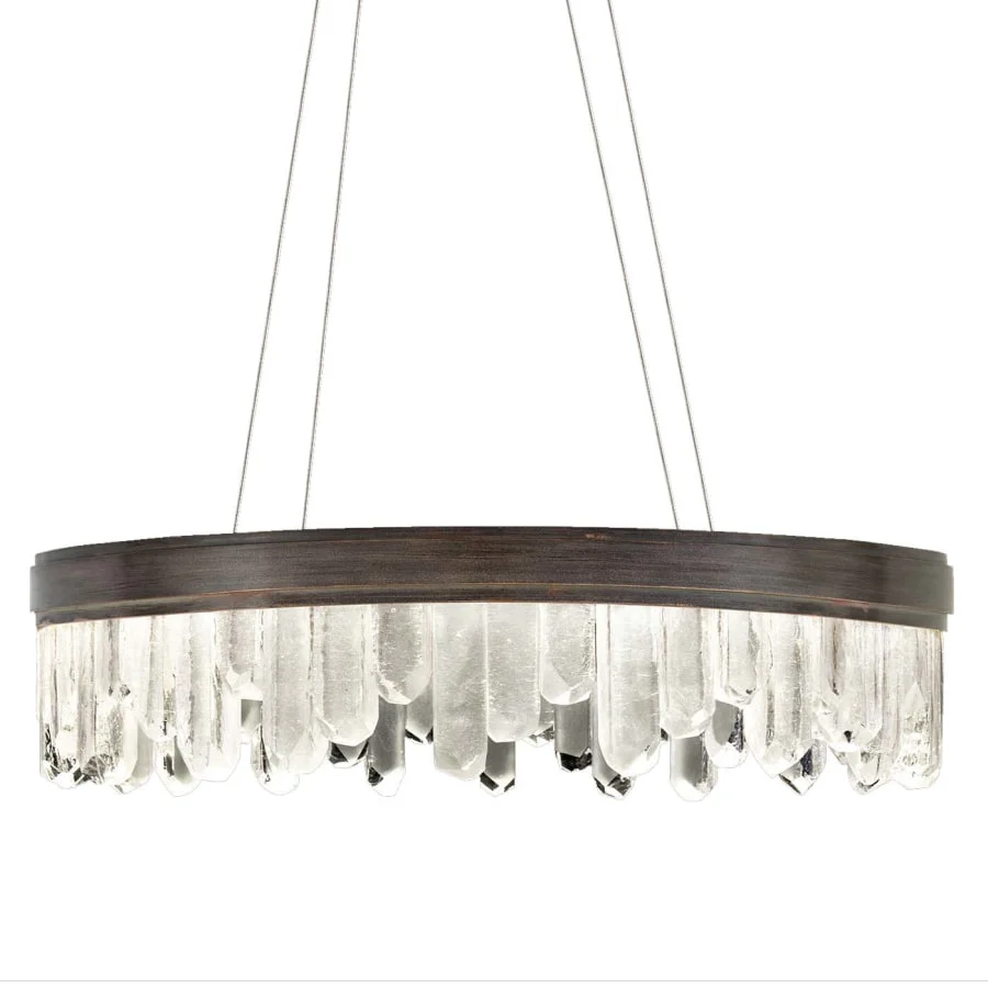 Fine Art Handcrafted Lighting Lior 7" High Integrated LED Crystal Chandelier - Image 1