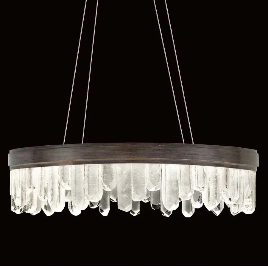 Fine Art Handcrafted Lighting Lior 7" High Integrated LED Crystal Chandelier - Image 2