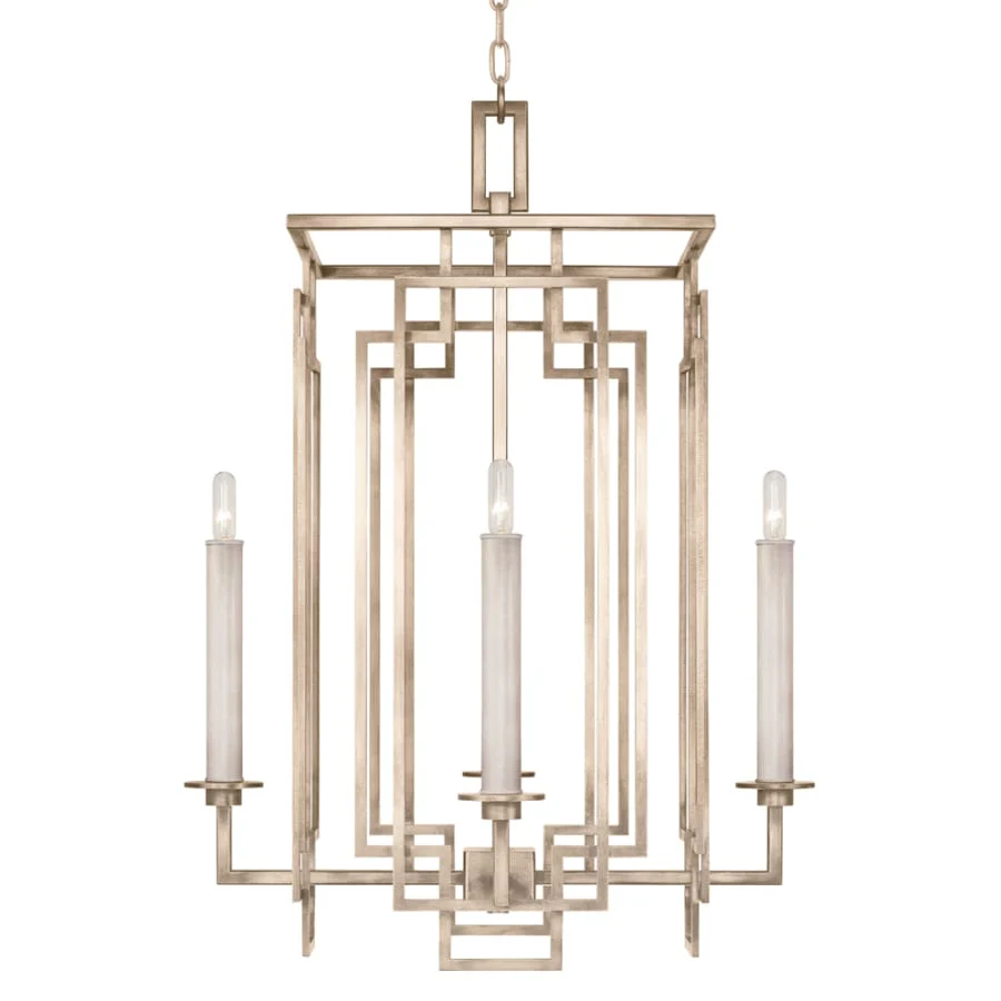 Fine Art Handcrafted Lighting Cienfuegos 4 Light 22" Wide Taper Candle Chandelier - Image 1