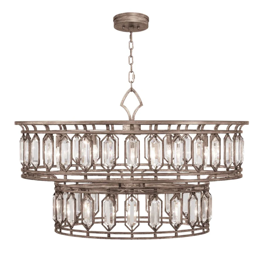 Fine Art Handcrafted Lighting Westminster 20 Light 42" Wide Crystal Drum Chandelier - Image 1