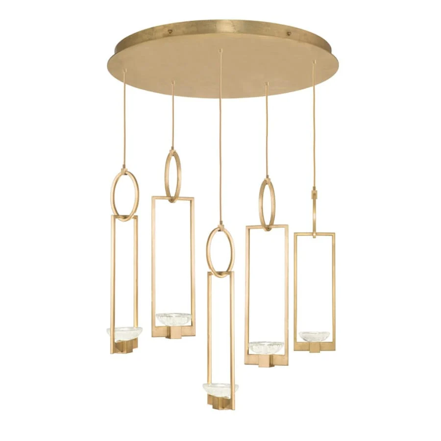 Fine Art Handcrafted Lighting Delphi 27" Wide LED Multi Light Pendant - Image 3