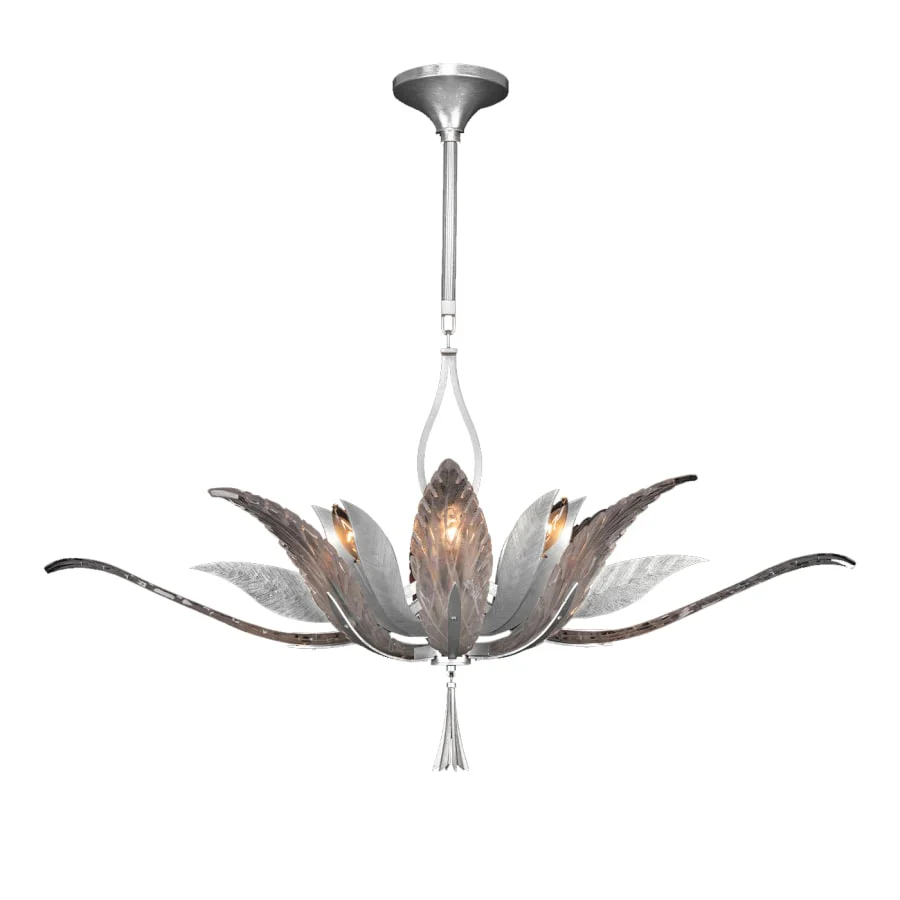 Fine Art Handcrafted Lighting Plume 8 Light 40" Wide Crystal Chandelier - Image 1