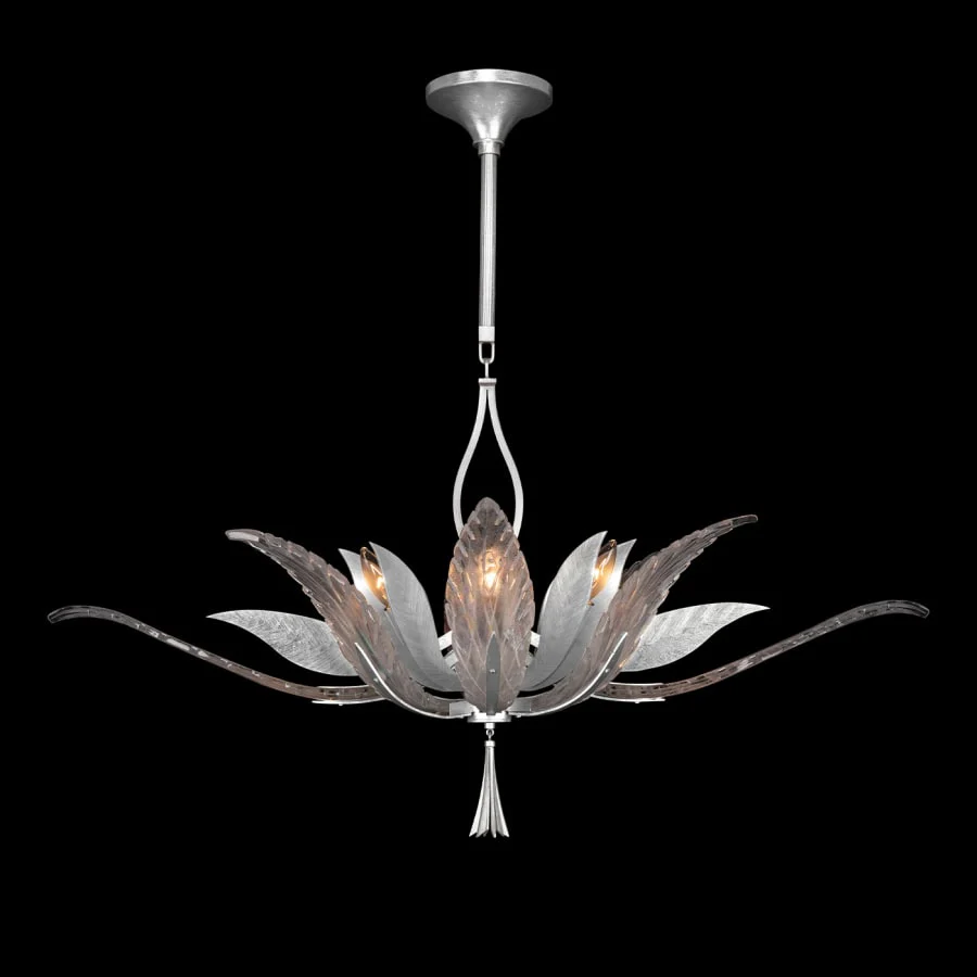 Fine Art Handcrafted Lighting Plume 8 Light 40" Wide Crystal Chandelier - Image 2
