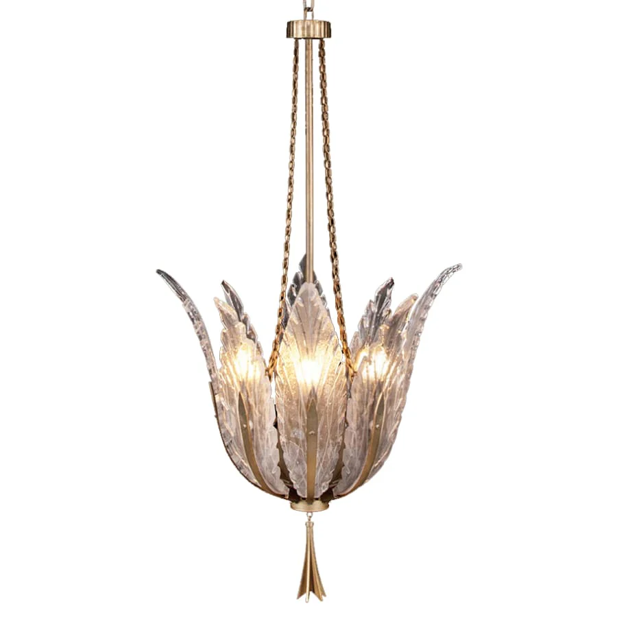 Fine Art Handcrafted Lighting Plume 4 Light 18" Wide Crystal Pendant - Image 1