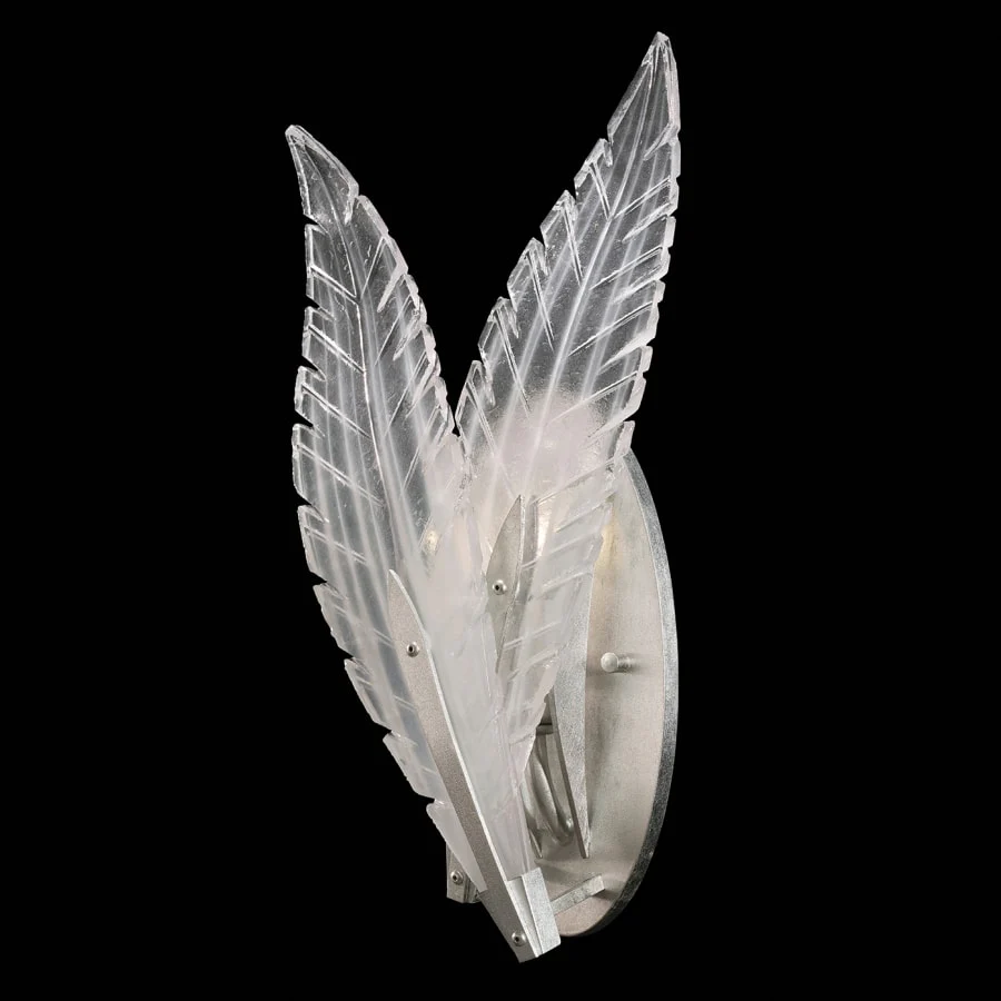 Fine Art Handcrafted Lighting Plume 16" Tall Wall Sconce - Image 3