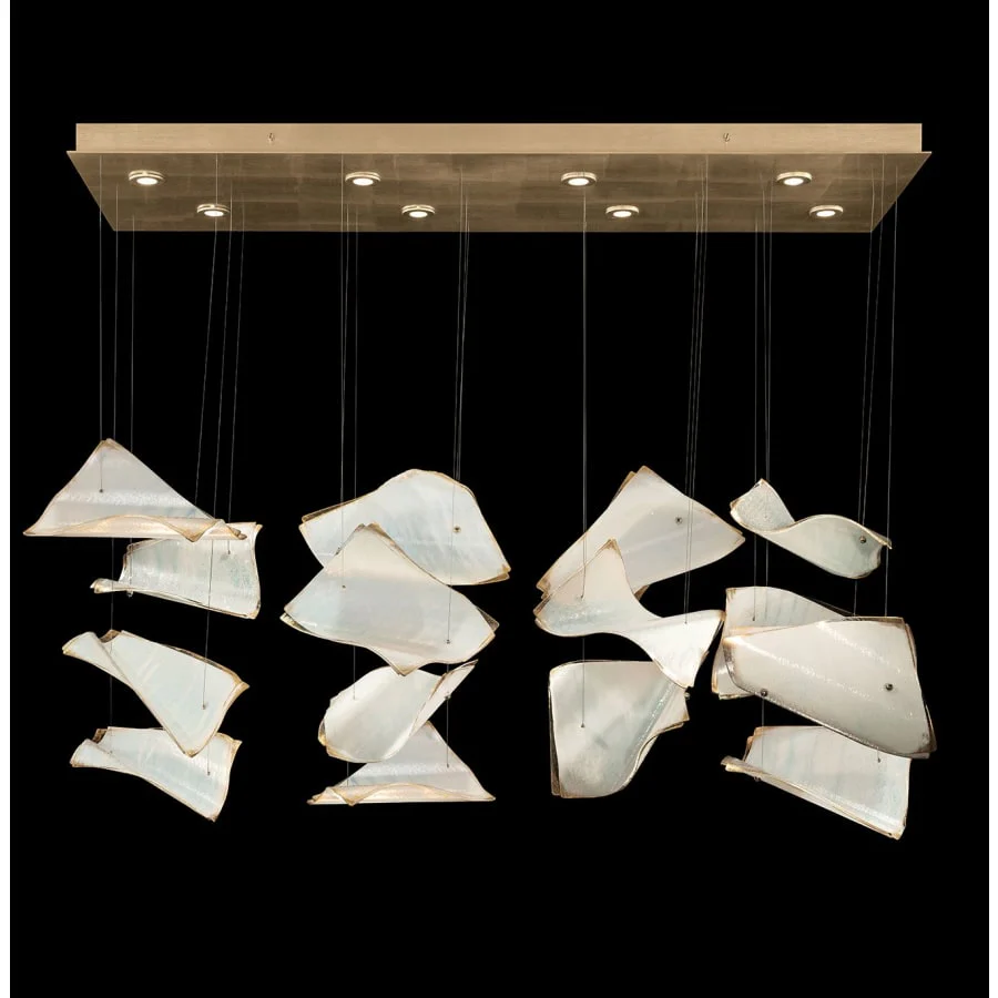 Fine Art Handcrafted Lighting Elevate 8 Light 54" Wide LED Abstract Multi Light Pendant - Image 2