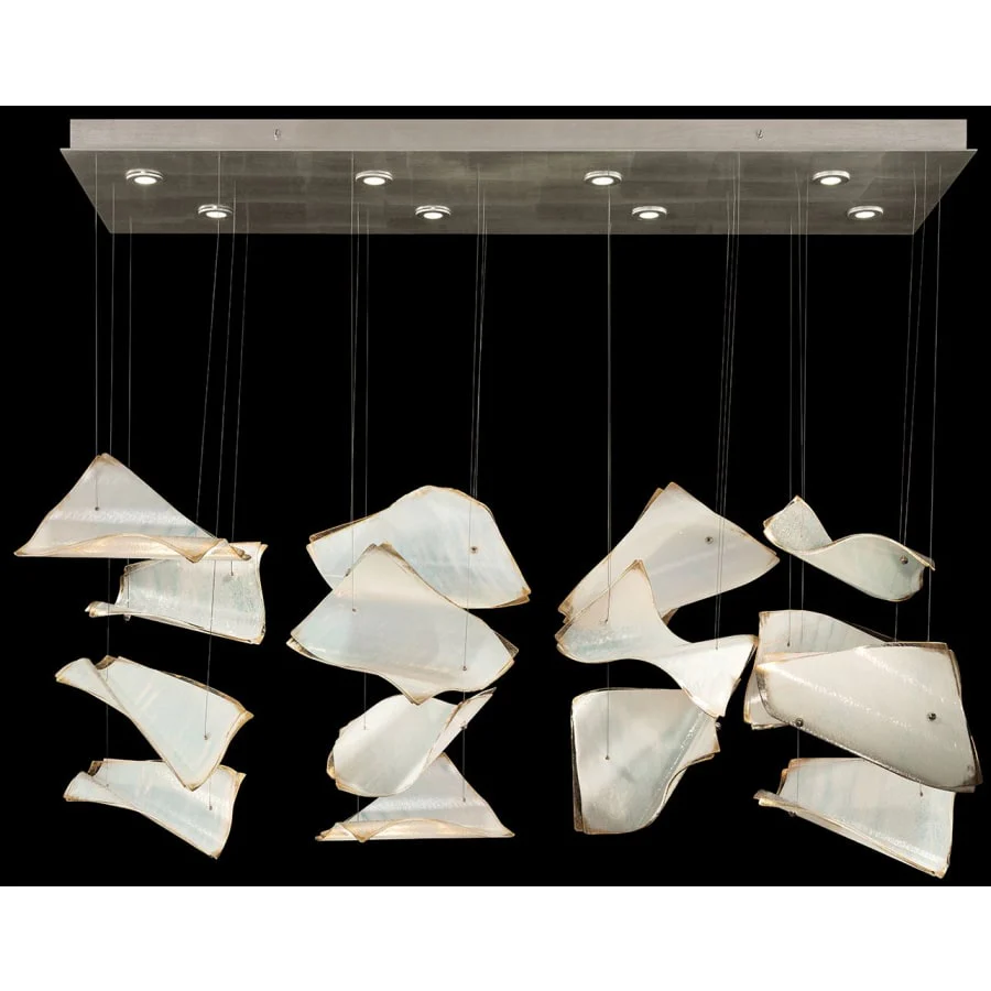 Fine Art Handcrafted Lighting Elevate 8 Light 54" Wide LED Abstract Multi Light Pendant - Image 3