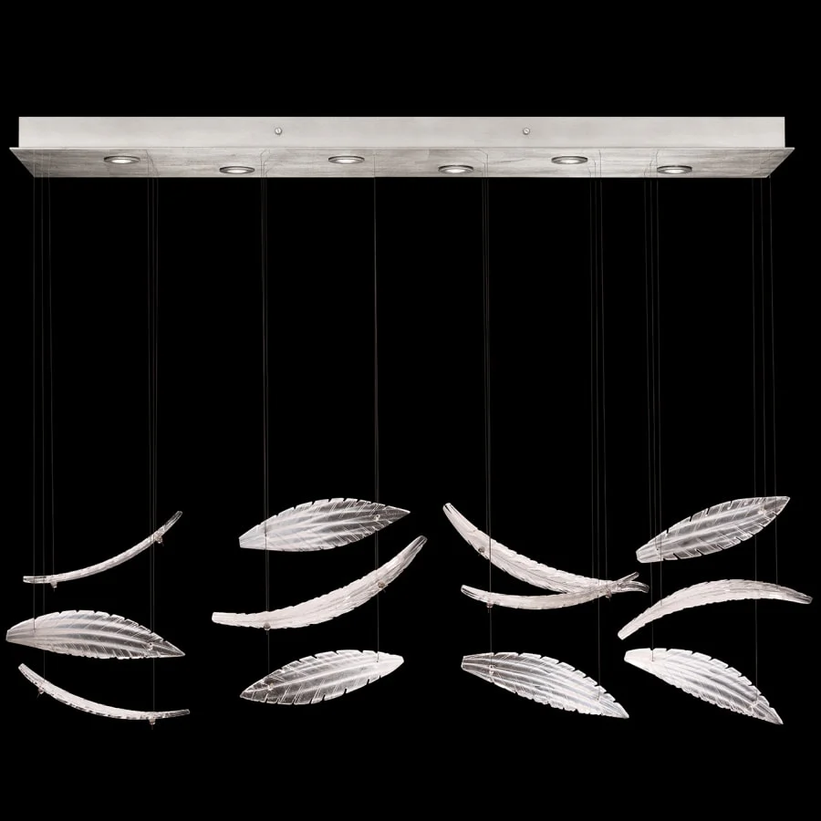 Fine Art Handcrafted Lighting Elevate 6 Light 51" Wide LED Crystal Chandelier - Image 1