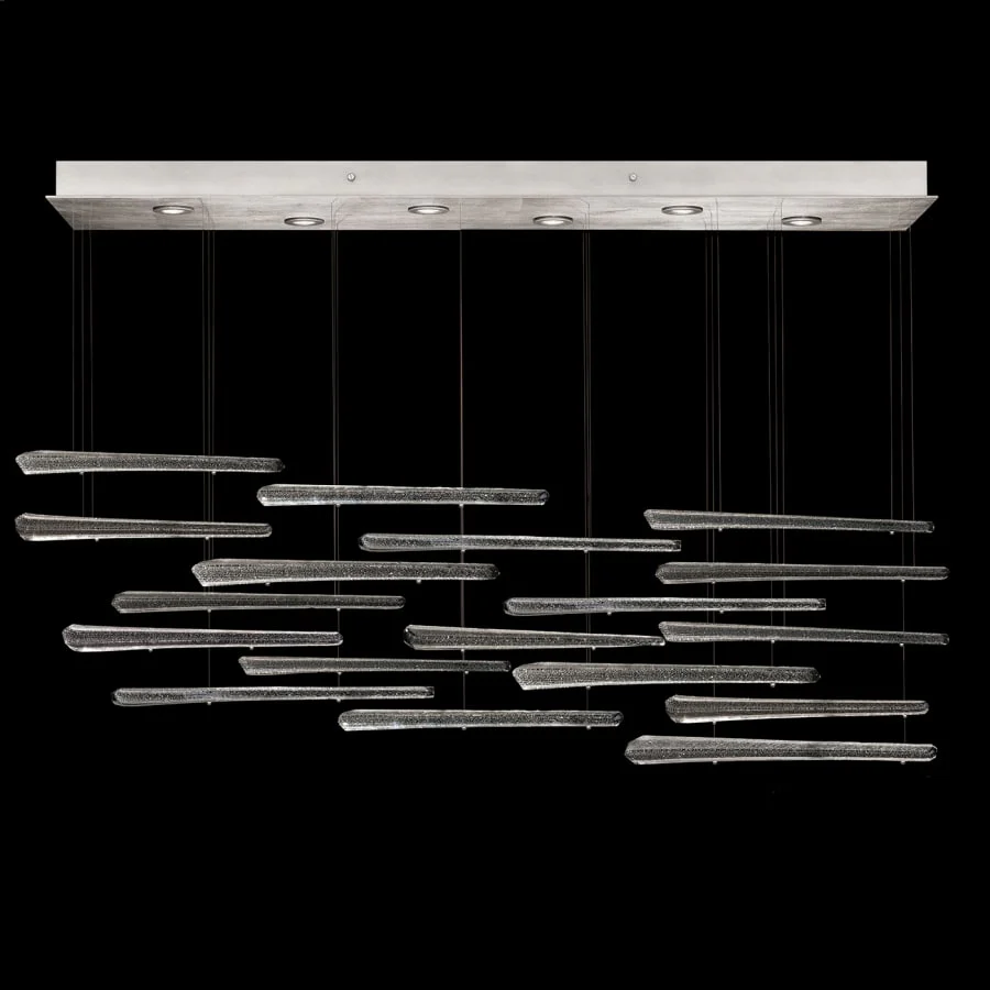 Fine Art Handcrafted Lighting Elevate 6 Light 59" Wide LED Crystal Chandelier - Image 1