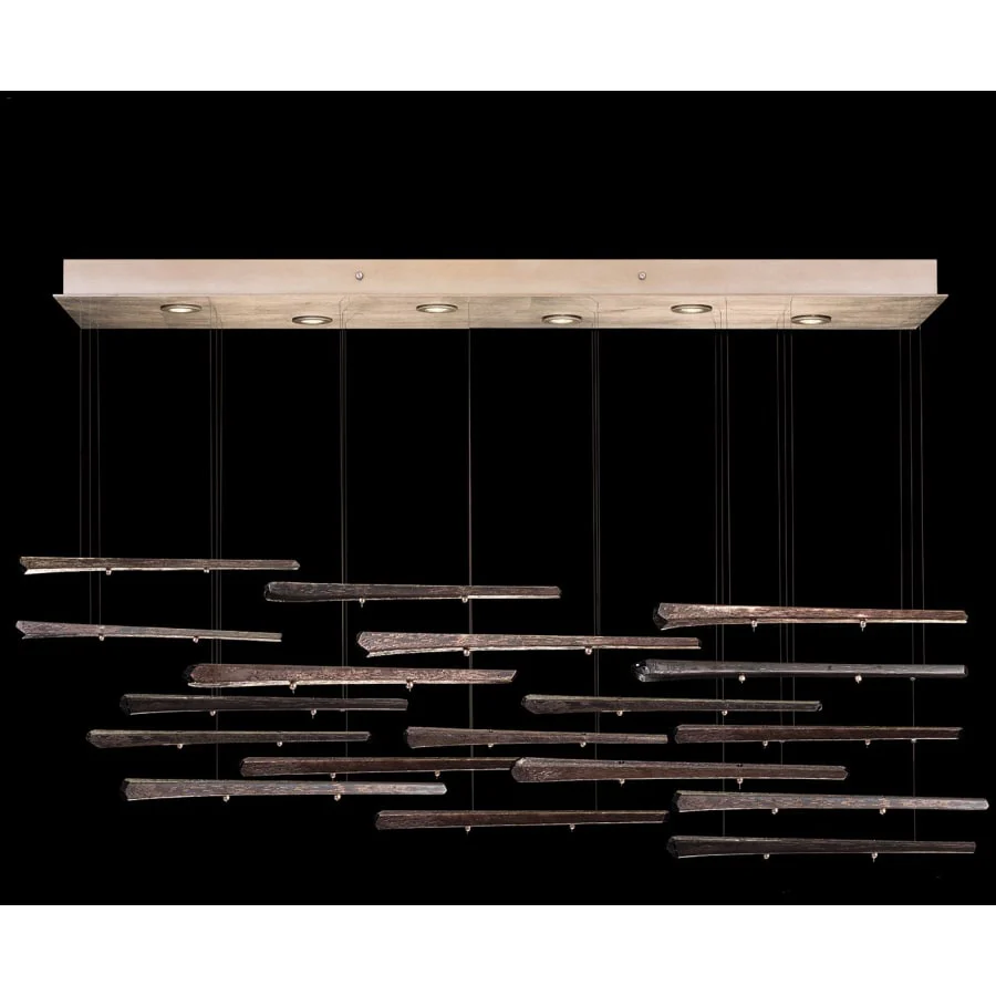 Fine Art Handcrafted Lighting Elevate 8 Light 59" Wide LED Abstract Multi Light Pendant - Image 2