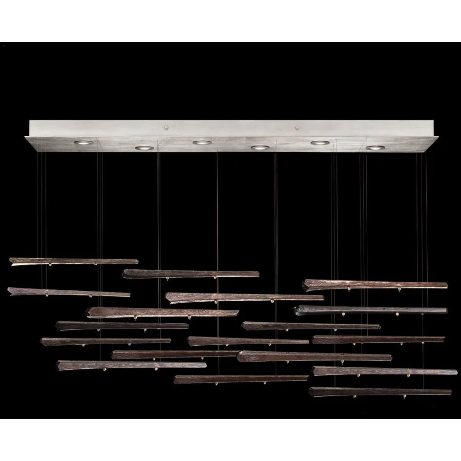 Fine Art Handcrafted Lighting Elevate 8 Light 59" Wide LED Abstract Multi Light Pendant - Image 3