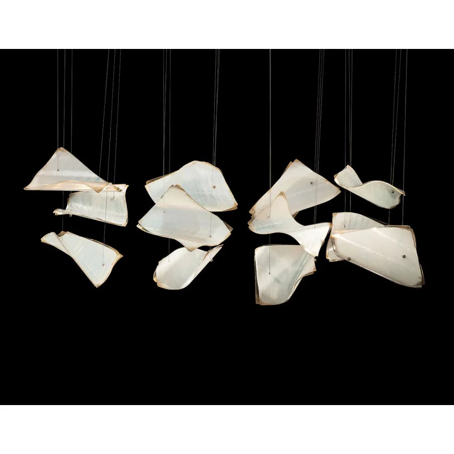 Fine Art Handcrafted Lighting Elevate 6 Light 50" Wide LED Abstract Multi Light Pendant - Image 1