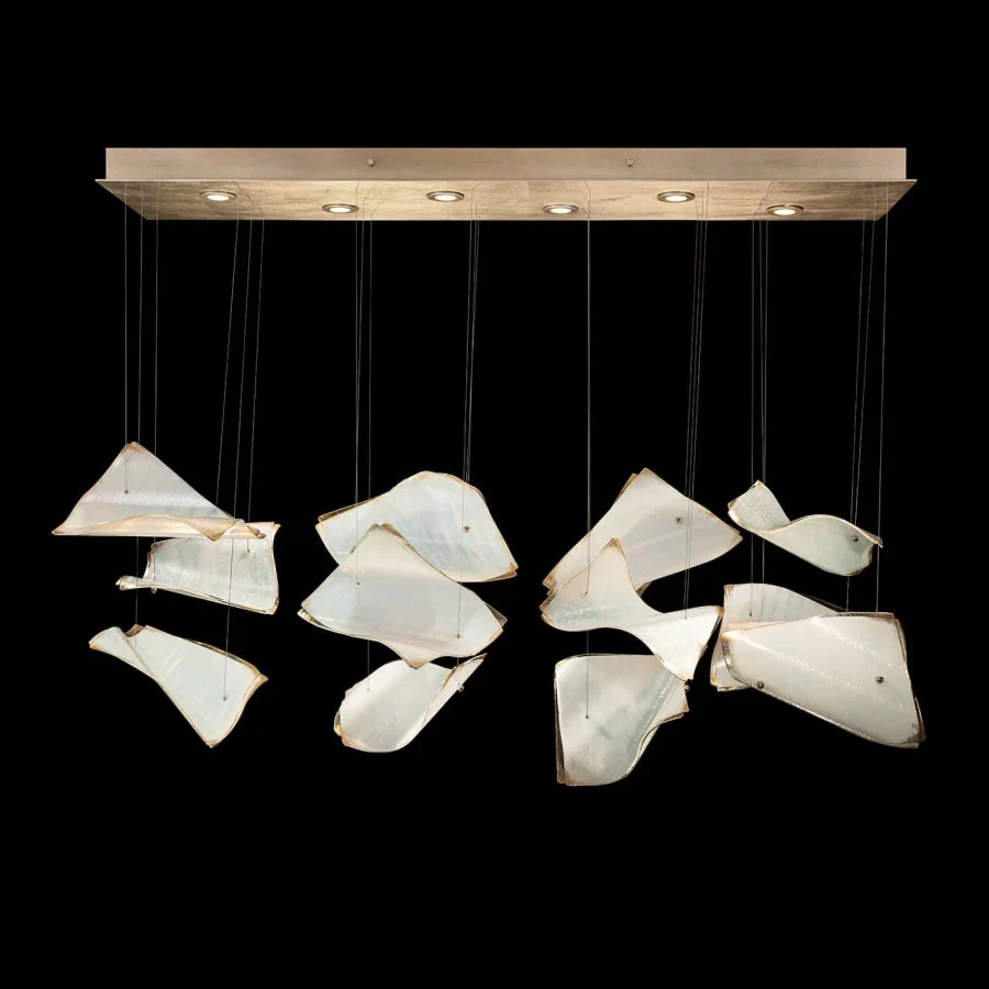 Fine Art Handcrafted Lighting Elevate 6 Light 50" Wide LED Abstract Multi Light Pendant - Image 2
