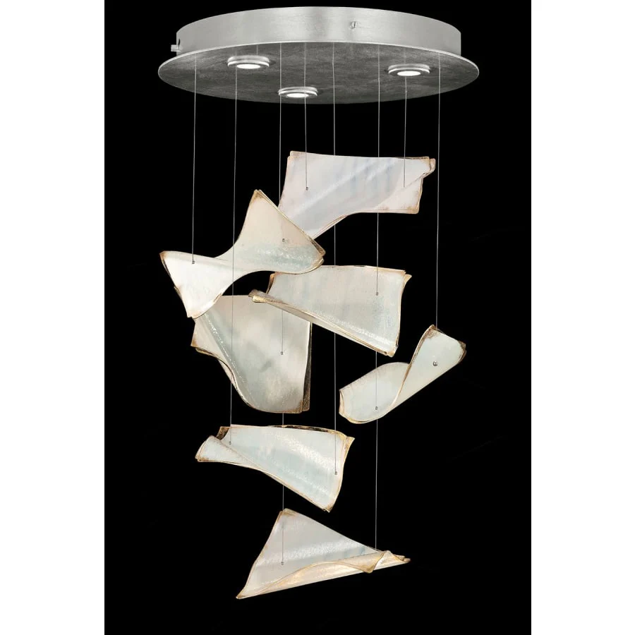 Fine Art Handcrafted Lighting Elevate 3 Light 23" Wide LED Abstract Multi Light Pendant - Image 3