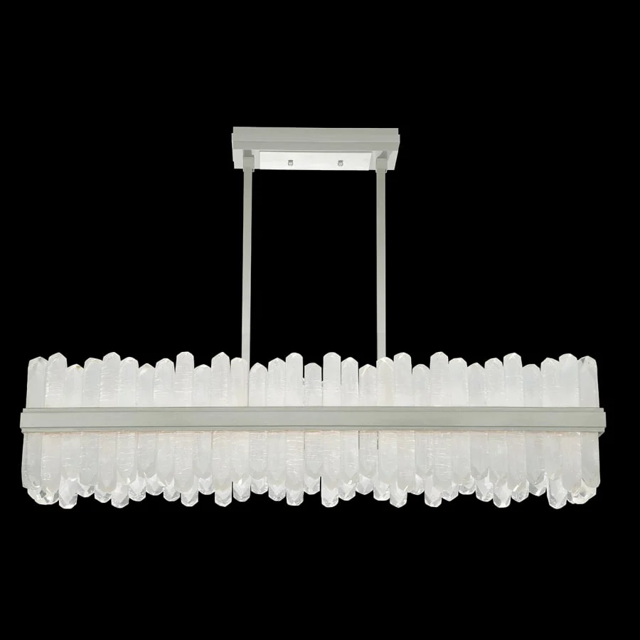Fine Art Handcrafted Lighting Lior 2 Light 48" Wide LED Crystal Linear Chandelier - Image 3