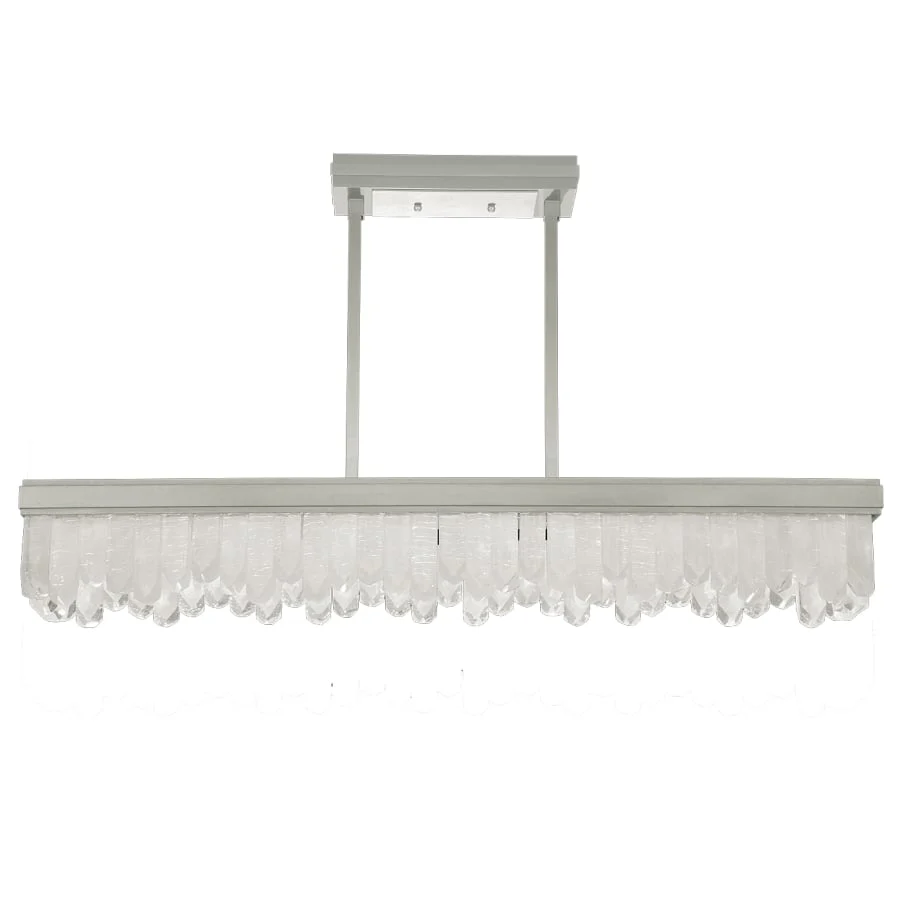 Fine Art Handcrafted Lighting Lior 48" Wide LED Crystal Linear Chandelier - Image 1