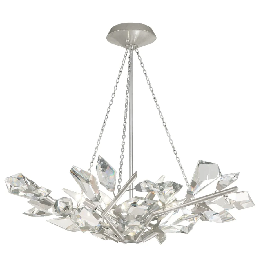 Fine Art Handcrafted Lighting Foret 6 Light 36" Wide Crystal Chandelier - Image 1