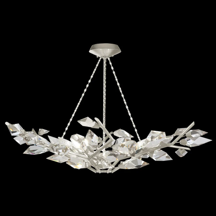 Fine Art Handcrafted Lighting Foret 6 Light 47" Wide Crystal Chandelier - Image 2