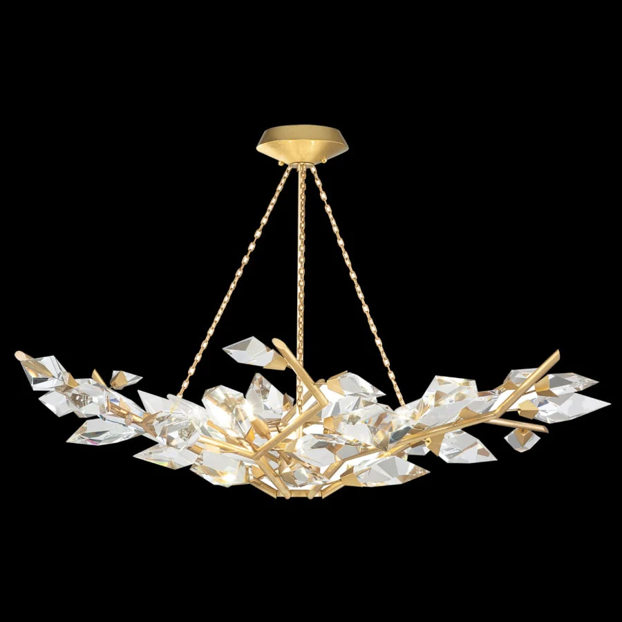 Fine Art Handcrafted Lighting Foret 6 Light 47" Wide Crystal Chandelier - Image 3