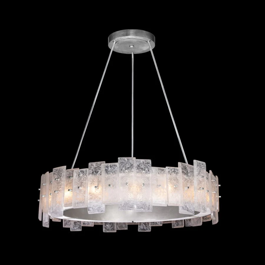 Fine Art Handcrafted Lighting Lunea 15 Light 33" Wide Crystal Drum Chandelier - Image 2