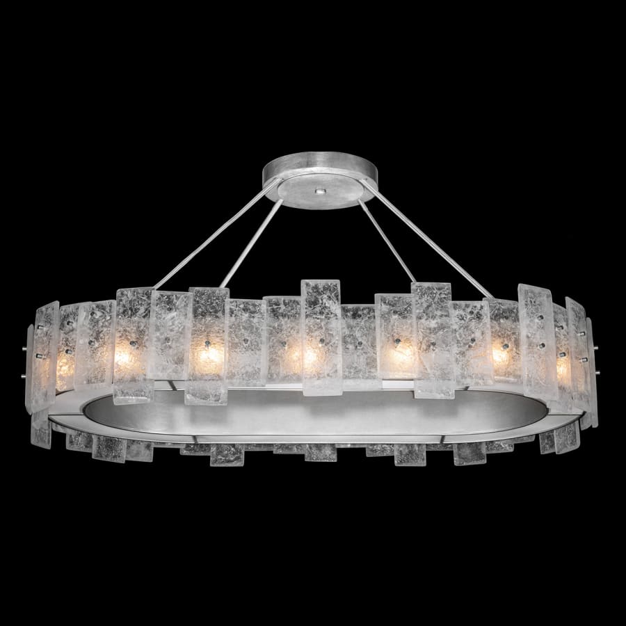 Fine Art Handcrafted Lighting Lunea 16 Light 44" Wide Crystal Linear Chandelier - Image 2