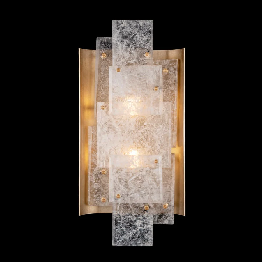 Fine Art Handcrafted Lighting Lunea 2 Light 18" Tall Wall Sconce - Image 3