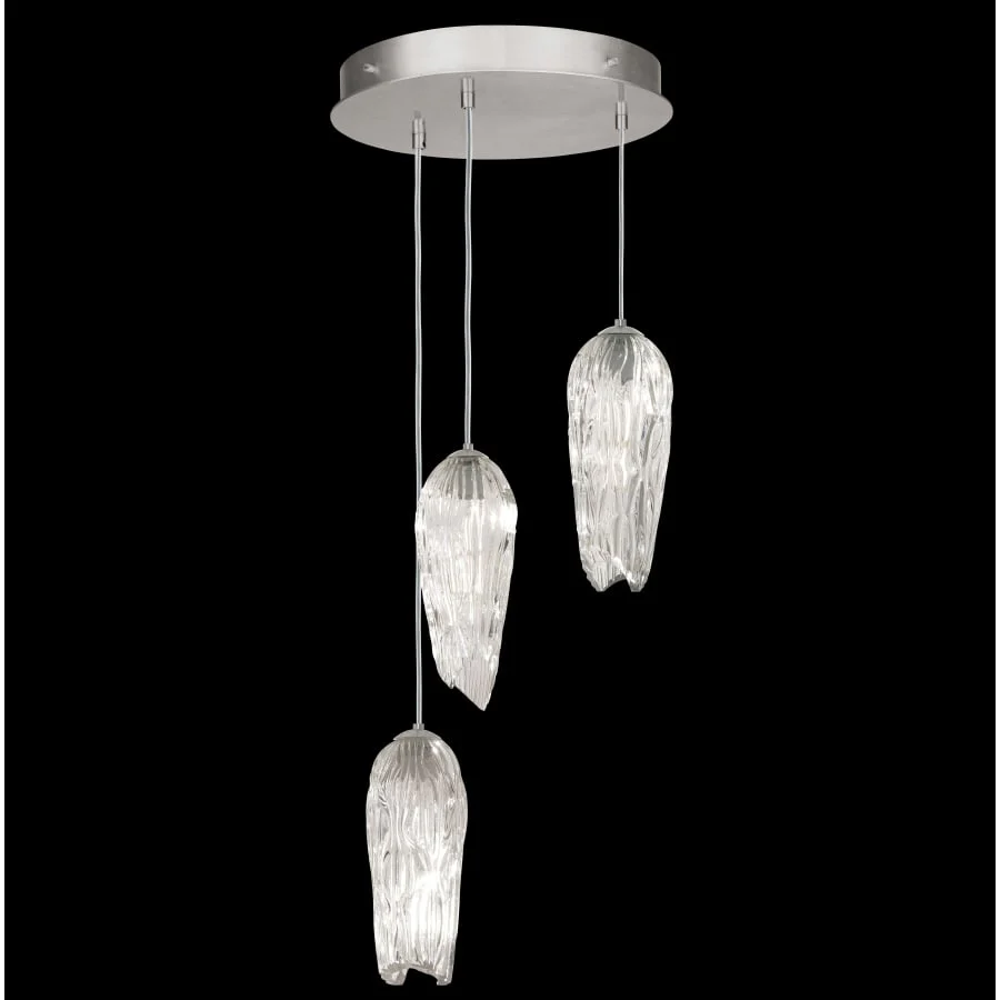 Fine Art Handcrafted Lighting Las Olas 3 Light 18" Wide Multi Light Pendant - Image 2
