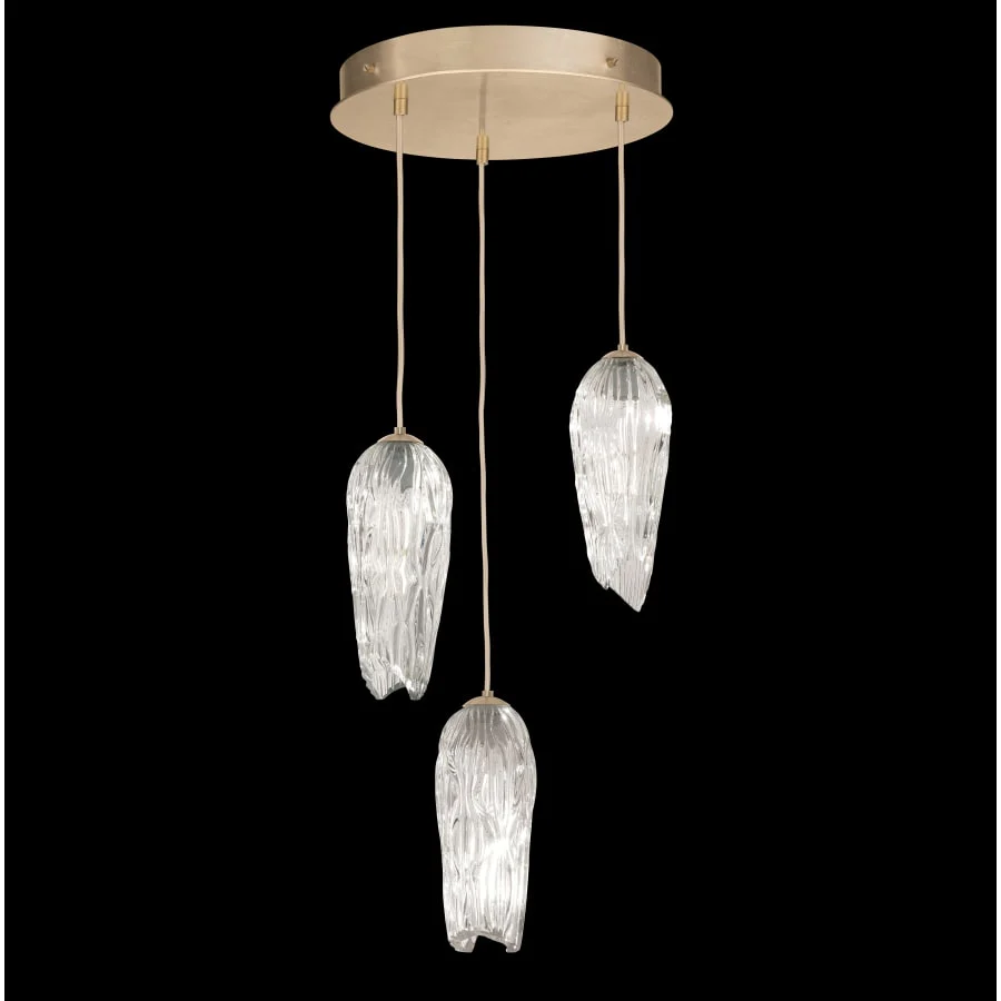 Fine Art Handcrafted Lighting Las Olas 3 Light 18" Wide Multi Light Pendant - Image 3