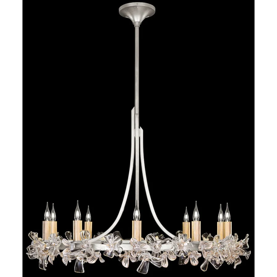 Fine Art Handcrafted Lighting Azu 10 Light 35" Wide Crystal Candle Style Chandelier - Image 2