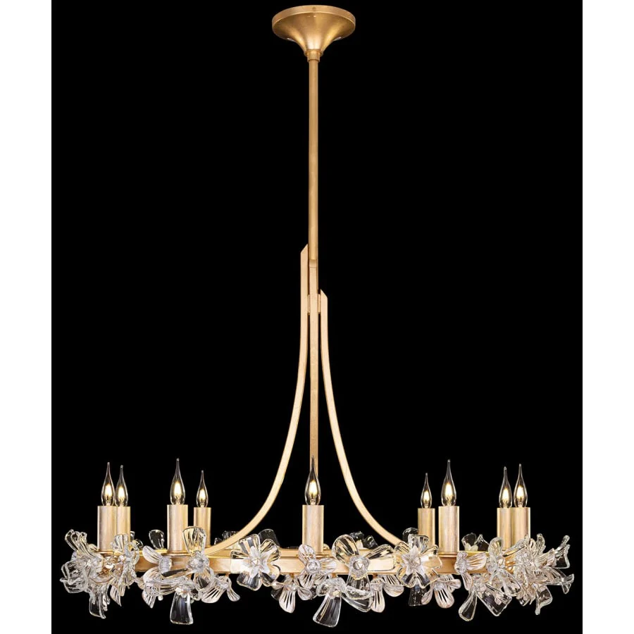 Fine Art Handcrafted Lighting Azu 10 Light 35" Wide Crystal Candle Style Chandelier - Image 3