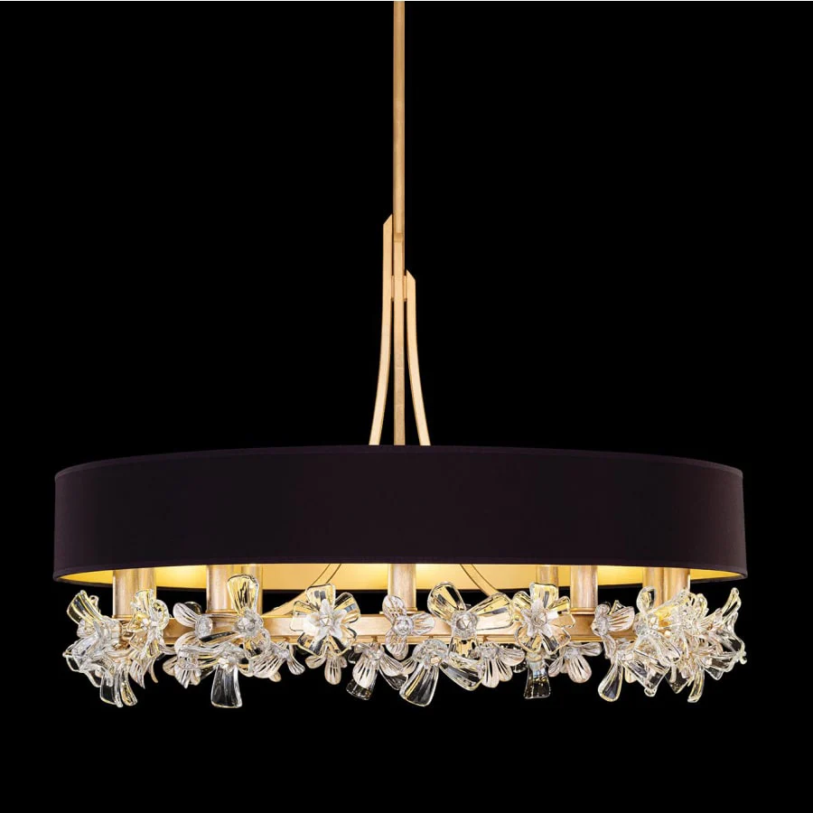 Fine Art Handcrafted Lighting Azu 10 Light 35" Wide Crystal Chandelier - Image 1