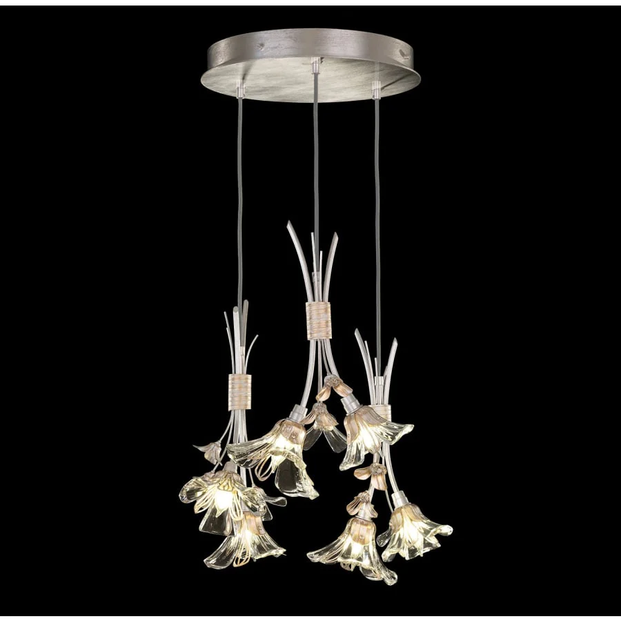 Fine Art Handcrafted Lighting Azu 6 Light 22" Wide Crystal Multi Light Pendant - Image 2