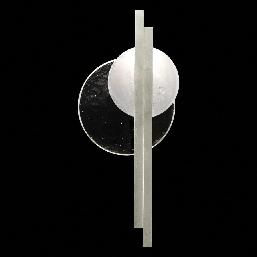 Fine Art Handcrafted Lighting Selene 2 Light 26" Tall LED Wall Sconce with Shade - Image 1