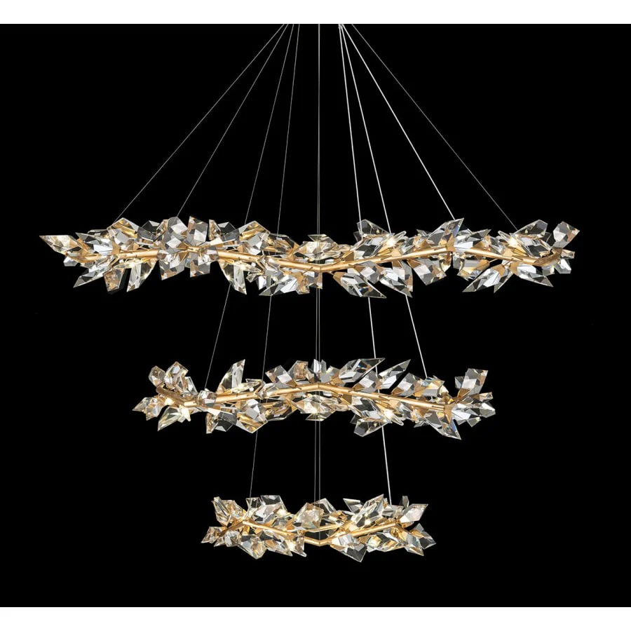 Fine Art Handcrafted Lighting Foret 35 Light 71" Wide Crystal Ring Chandelier - Image 1