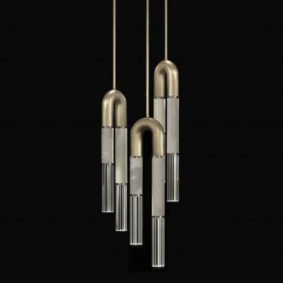 Fine Art Handcrafted Lighting Antonia 6 Light 16" Wide LED Crystal Multi Light Pendant - Image 1