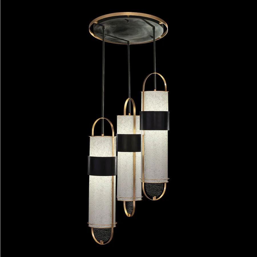 Fine Art Handcrafted Lighting Bond 24" Wide LED Multi Light Pendant - Image 3