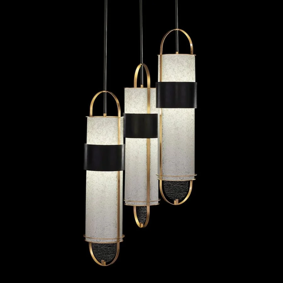 Fine Art Handcrafted Lighting Bond 24" Wide LED Multi Light Pendant - Image 1