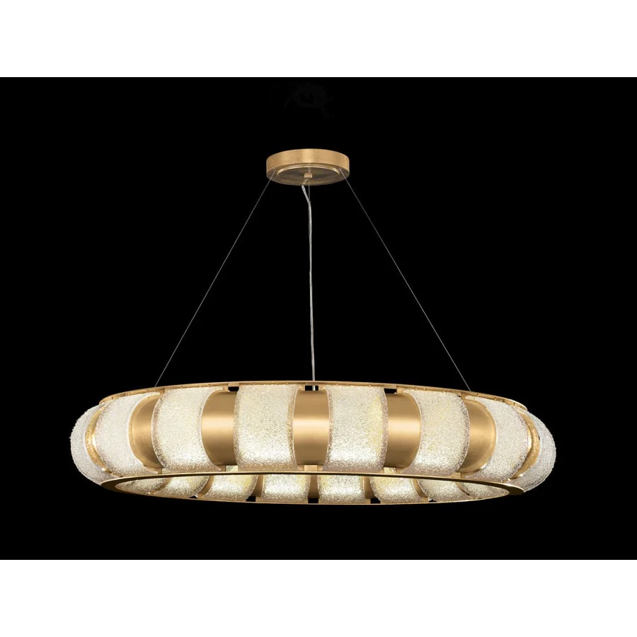 Fine Art Handcrafted Lighting Bond 45" Wide LED Ring Chandelier - Image 1