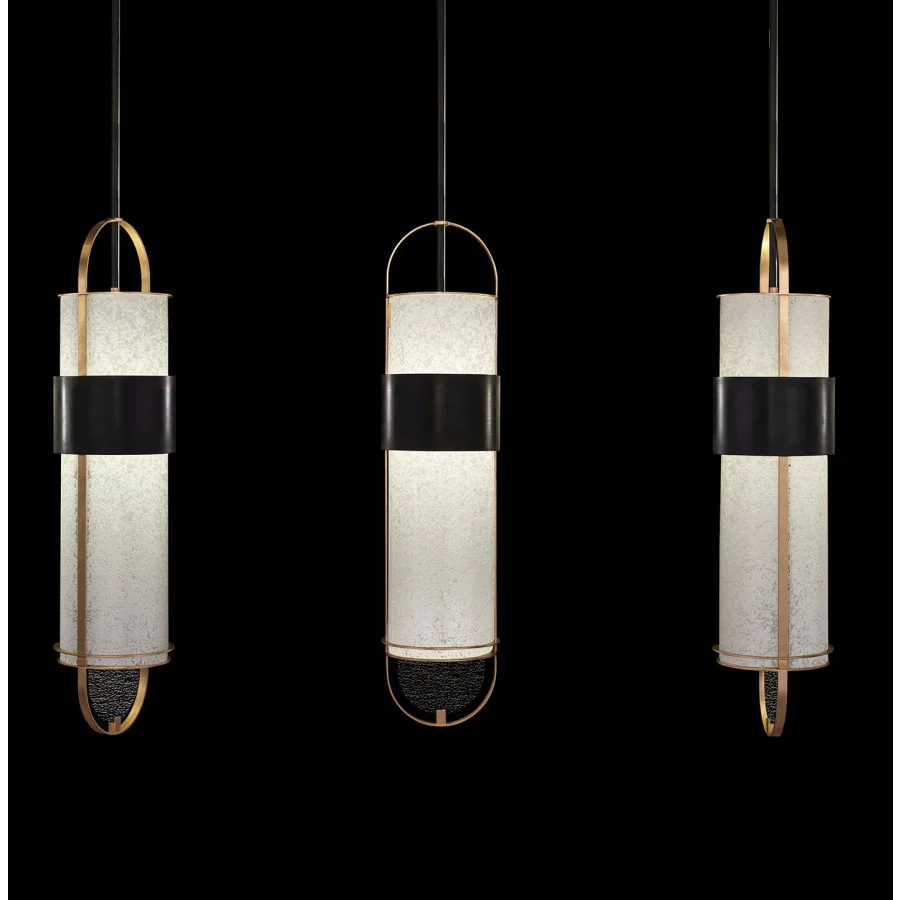 Fine Art Handcrafted Lighting Bond 48" Wide LED Multi Light Pendant - Image 1