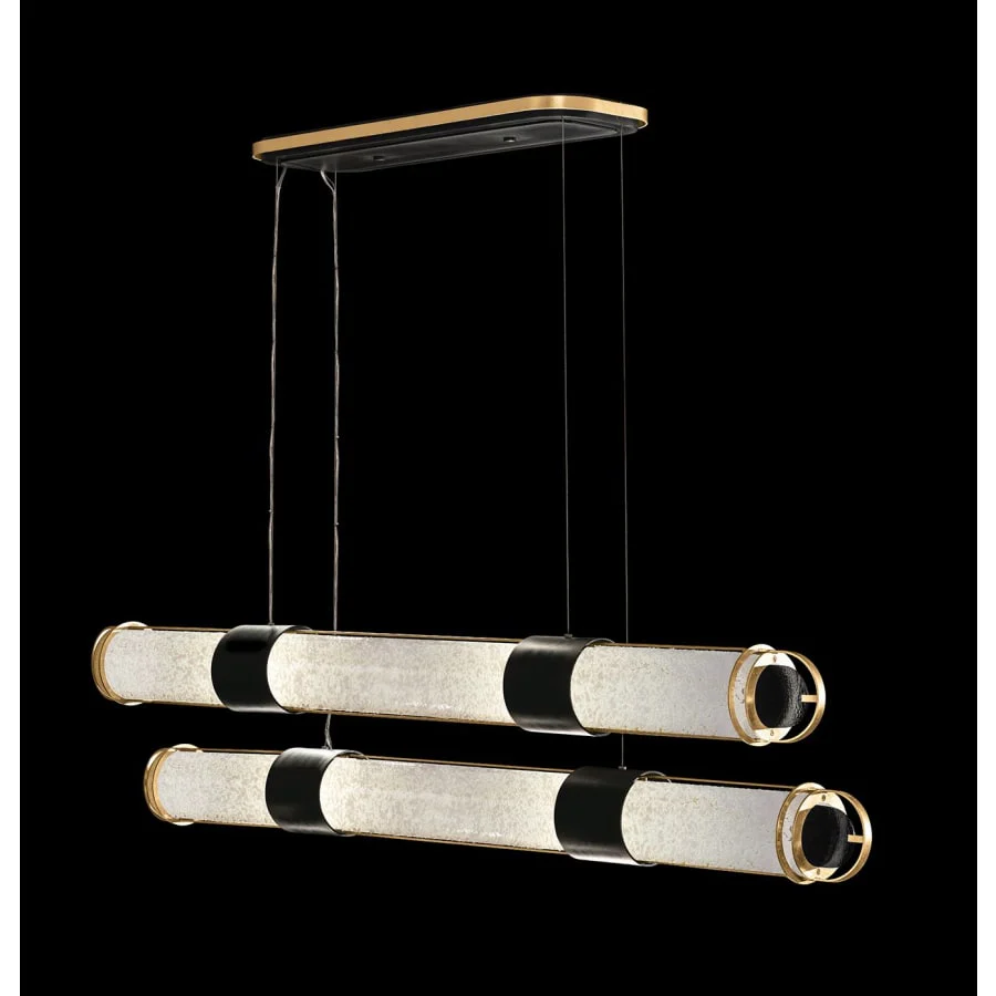 Fine Art Handcrafted Lighting Bond 60" Wide LED Linear Pendant - Image 3